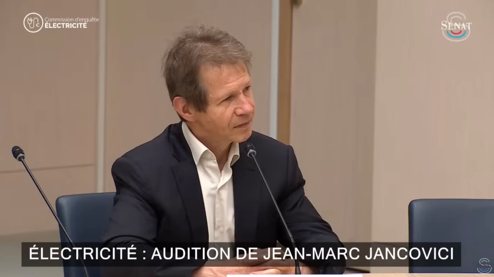 Electricité, audition de Jean-Marc Jancovici - Sénat